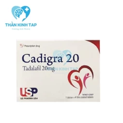 Cadigra 20 - Điều trị rối loạn chức năng cương cứng dương vật